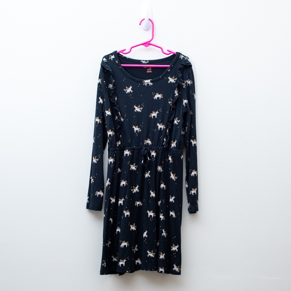 Cute Long Sleeve Unicorn Dress! Great condition!